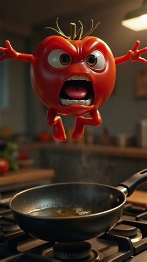 Tomato Snaps! 🍅🔥 The Kitchen Revenge Begins | Funny Animation Short