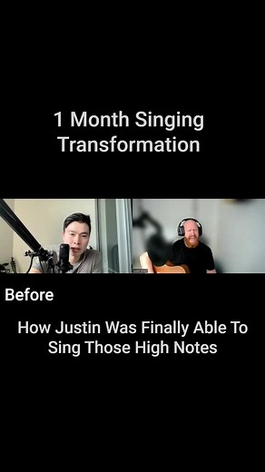 1 Month Singing Transformation #singwithconfidence #onlinevoicelessons #singinglessons #music