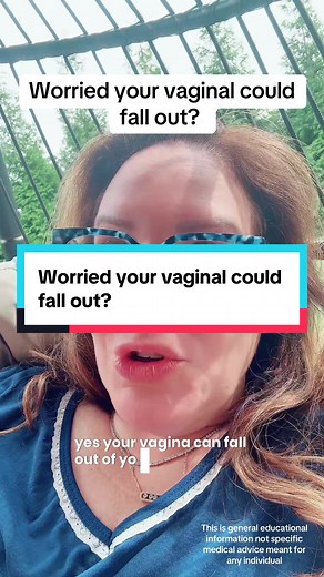 Your vagina can fall inside out. It’s a prolapse which is not dangerous but sure is annoying #thevagdoc *** This is general educational information not specific medical advice meant for any individual