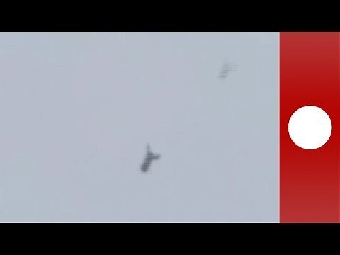 First explicit pictures of massive barrel bomb dropped on rebel zones in Syria