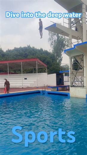 Dive into the deep water # #swimming # diving activity # diving pool # ￼dive technique ￼