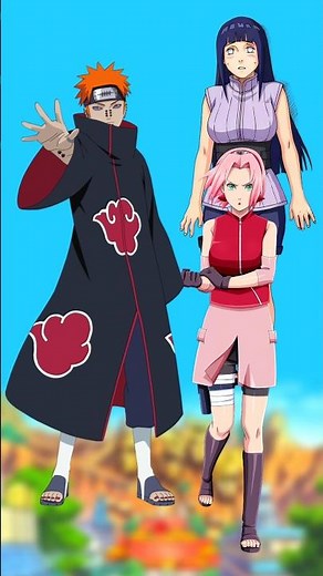Hinata Sakura vs akatsuki | who is strong? #naruto #hinata #sakura #akatsuki #youtubeshorts #shorts