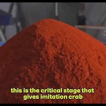 How Imitation Crab is REALLY Made 🤯 #shorts