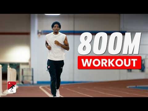 TOUGH 800m Workout with Leroy Russell III - Behind the Scenes of Track & Field