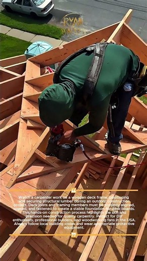 Installing Deck Joists Like Pros #Construction #DIY