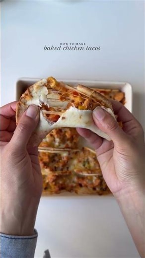 Next-Level Baked Chicken Tacos 🤤