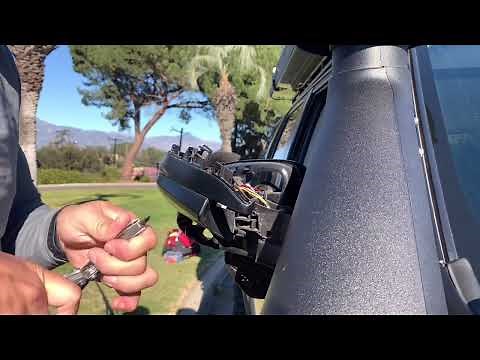 5th Gen Toyota 4Runner Side Mirror Puddle Light LED (Bulb Replacement) Tutorial - Lasfit