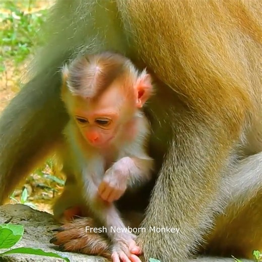 Fresh Newborn Monkey on Reels