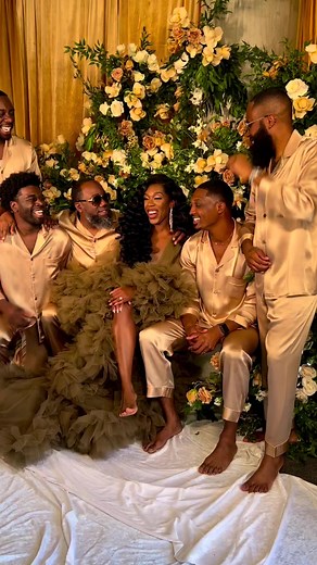 The bride decided to make her male friends, her bridesmen. Men are also using their female friends as their groomswomen. | Bestlady Post & Weddings