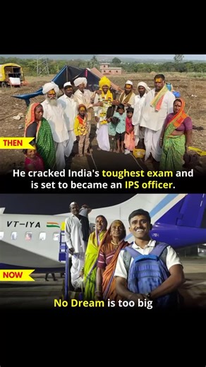 आ का श on Instagram: "There was a time when even seeing an airplane felt like a dream And today, Birdev stood there - holding his family's hands, walking them right up to its steps. No show-off. No pride. Just gratitude. "Their smiles are my biggest achievement. Their happiness is my true success." Born into a nomadic shepherd family in Kolhapur, he grew up grazing sheep and studying wherever shade allowed. No fixed home. No certainty about tomorrow. Only hard work. Only belief. From open fields