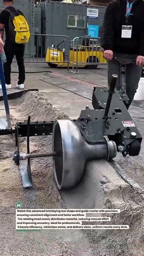 High-Speed Bricklaying Tool That Cuts Time in Half! #Construction #Bricklaying #Tools