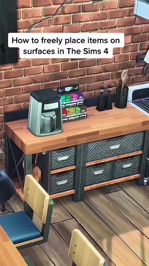 How to Freely Place Items on Surfaces in The Sims 4