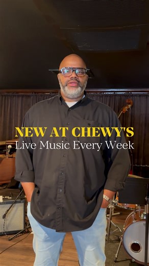 NEW AT CHEWY'S LOUNGE 💫🔥🎶 Chewy’s expands to weekly live music Tuesday through Saturday 🎶🍸Our house band will anchor the stage on Tuesdays and Wednesdays with open jazz and blues jam sessions. Musicians interested in joining the open jam can sign up beginning at 6 PM. Thursdays, Fridays, and Saturdays will spotlight rotating headliners, bringing a fresh, local sound to the lounge each night. We look forward to welcoming you to an exciting new chapter at Chewy’s ✨ Arrive early, enjoy a drink