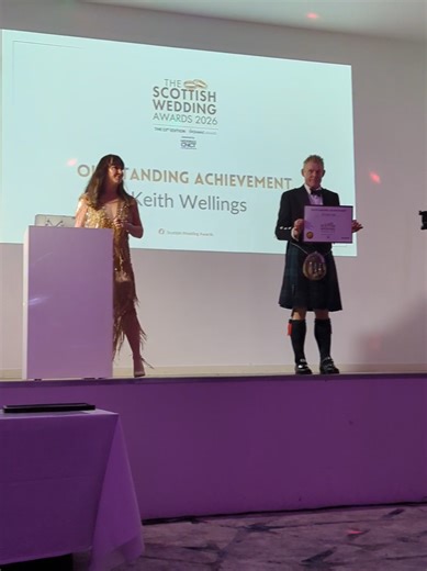 Truly honoured to win the Outstanding Achievement Award for Piper of the Year at the @scottishweddingawards. Thanks to @oceanicawards A superb night and great to engage with so many wonderful industry professionals who are dedicated to creating the perfect wedding with every couple. #scottishwedding #piperoftheyear #glasgow #professional #awards
