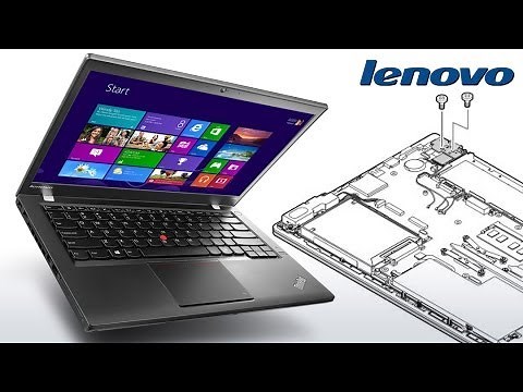 LENOVO T440s - Upgrading RAM and Hard Drive