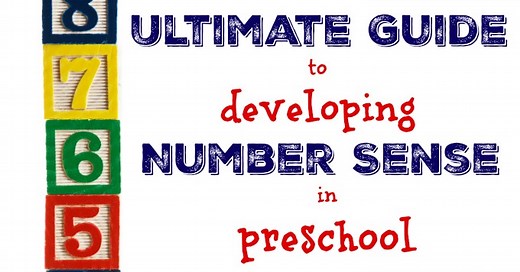 The Ultimate Guide to Teaching Number Sense in Preschool