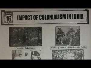 9th class social studies 16th chapter (Impact of colonialism in India) all questions and answers