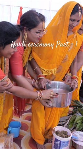 Haldi ceremony Part - 1 #haldiceremony #haldifunction #haldigeet #haldikumkum