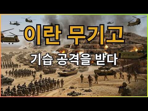 미국 육군 레인저 부대가 이란의 거대한 무기고를 공격하다 (가상 시나리오)