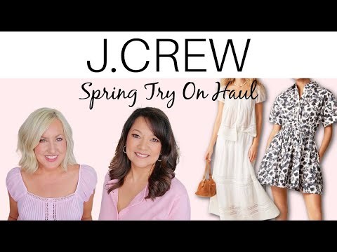 J.Crew Did NOT Disappoint! Spring Haul & Try On (40+)