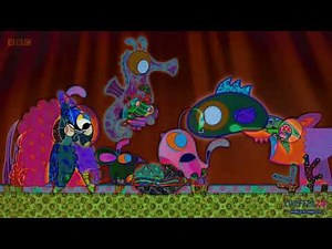 Patchwork Pals: Patchwork Bird and Patchwork Clam were here are aquarium the ocean in the forest