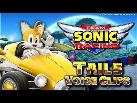 All Miles "Tails" Prower Voice Clips • Team Sonic Racing • Voice Lines (Colleen O'Shaughnessey)