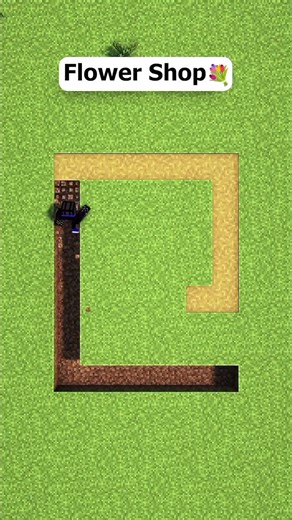 Flower shop #minecraft #minecraftbuilds #minecrafttutorial #minecraftbuilding