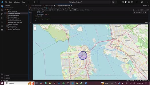 How to Create Circle Markers on Maps with Python - Folium Tutorial