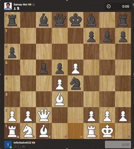 Win over Samay (1800) Robot I 764th Real Chess Game I #shorts #shortvideo #short