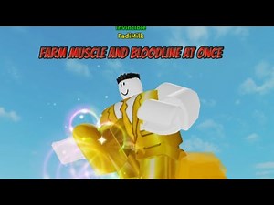 How to AFK farm BLOODLINE and MUSCLE at once in lifting simulator! | Roblox