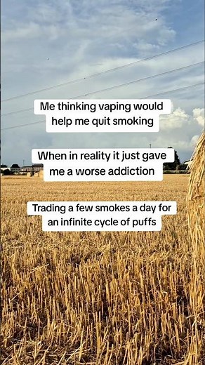 Why switching to vapes backfired #nicotine #honestconvo