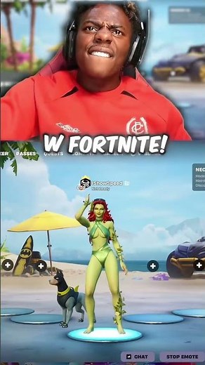 IShowSpeed Gets Poison Ivy… and IMMEDIATELY Notices THIS 👀 #Fortnite #PoisonIvy