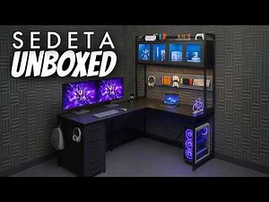 Best Budget Gaming Desk? Building the SEDETA 62" L-Shaped Desk!