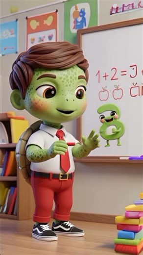 Tuto Learns to Count, Funny Math Lesson#ai #funny #education #maths #thestoryoftuto