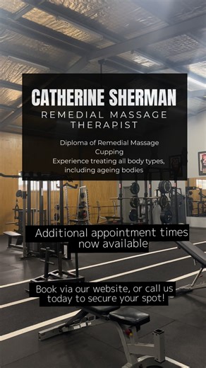 ✨ More Massage Hours with Catherine! ✨ Great news! Catherine, our amazing massage therapist, is opening up additional appointment times starting Monday, 2nd February 🙌 New availability:🗓 Mondays:• 7:00am• 8:15am • 9:30am• 10:45am 🗓 Friday afternoons:• 3:30pm• 4:45pm• 6:00pm Perfect for early birds, post-workout recovery, or winding down before the weekend 💆‍♀️ Book online via our website or call us to secure your appointment today. Spots are limited, so be sure to book in early! #remedialmas
