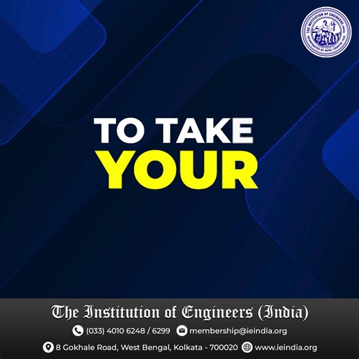 1K views · 26 reactions | Ready to elevate your engineering career? Join The Institution of Engineers (India) (IEI) and open doors to endless opportunities!  Be recognized. Stay ahead. Connect with the best. Visit www.ieindia.org to learn more. #ieiindia #EngineeringExcellence #CareerGrowth #JoinIEI | The Institution of Engineers - India | Facebook