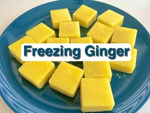 How to Preserve Ginger by Freezing