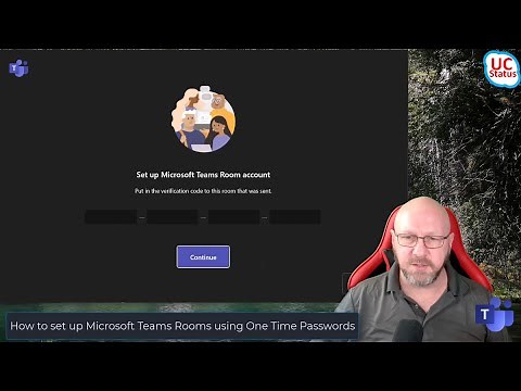 How to Set up a Microsoft Teams Room using a One Time Passcode