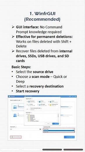 Recover Shift + Deleted files on Windows 11/10 quickly and safely. #windows10 #windows11