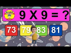 Maths Quiz for kids | Multiplication table Quiz for kids | Quiz Time