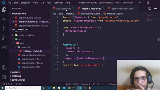 Angular 9 Material UI Tutorial For Beginners (Part-2) Material Module