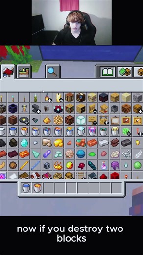 Infinite stone generator in Minecraft!