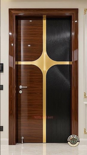 Luxury 3D Veneer Door with PU Polish | Premium Designer Door by Bharat Door Nirman