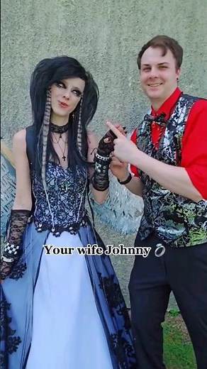 Emo Wedding #wedding #bride #marriage