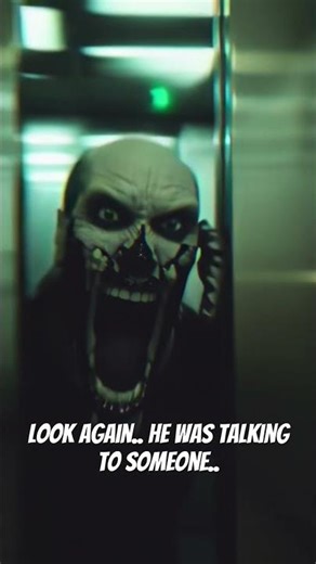 Elevator Shadow Demon Appears When Doors Reopen 😳👁️ (Terrifying Jump Scare!)