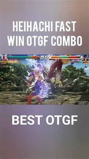 Heihachi Fast Win OTGF Combo Round In Tekken 7