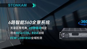 敏视6路1080P车载360全景影像系统