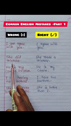 Common English Mistakes | Part 1