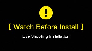 Watch [Watch Before Install] Live Shooting Installation Video on Amazon Live