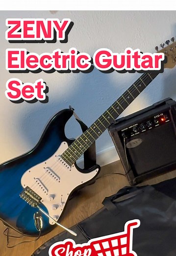 ZENY 39” Electric Guitar Set for Rock & Blues Enthusiasts